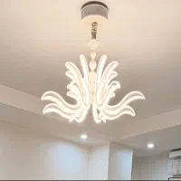 لوستر  مدرن LED آکریلیک - طرح گل یا شعله