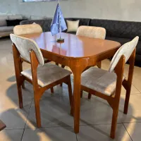 میز ناهار خوری 4 نفره پرومکی قابلیت تغییر تعداد