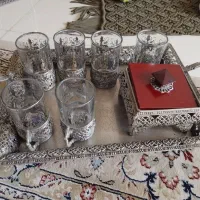 سینی و استکان پیوتر