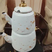 ست کتری و قوری لعابی با جعبه|قوری، کتری، قهوهساز دستی|تبریز, |دیوار