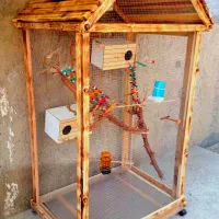 قفس چوبی کشودار نو سفارشات پذیرفته می شود|لوازم جانبی حیوانات|تهران, مینابی|دیوار