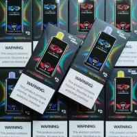 ویپ یکبار مصرف کریس براون ۱۵هزار بانمایشگر دیجیتال