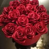 گل رز روبانی.. بسیارزیبا، شکیل وماندگار|گل مصنوعی|رشت, توشیبا|دیوار