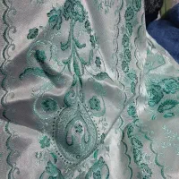 پرده ابریشم خالص قدیمی