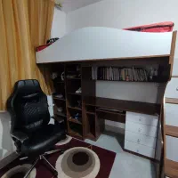 سرویس تخت خواب و میز تحریر با کتابخانه