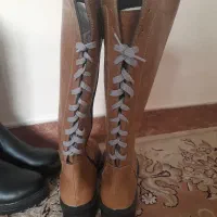 پوتین زنانه ساق بلند،دو جفت|کیف، کفش، کمربند|تبریز, |دیوار