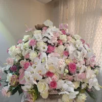سبد گل بزرگ طبیعی