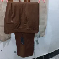 کاپشن دو رویه و شلوار کتان نو|لباس|دهدشت, |دیوار