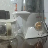 چایی ساز دو شیشه آیی و سرخ کن