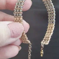 النگو آینه ای و دستبند طلا