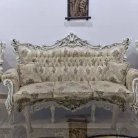 مبلمان استیل ۹ نفره|مبلمان خانگی و میز عسلی|کرج, باغستان|دیوار