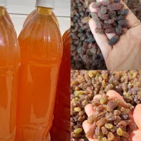 سرکه انگور ، کشمش آفتابی بیدانه،سایه خشک امساله