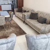 مبلمان ۸ نفره و میز نهار خوری ۴ نفره  لباسشویی نو|مبلمان خانگی و میز عسلی|اهواز, فرهنگ شهر|دیوار