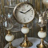 ست شمعدان و ساعت