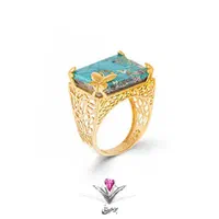 ساخت انواع انگشتر های سنگ دار و نگین دار طلا ونقره