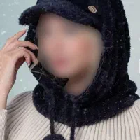 ست کلاه وشال گردن بافتنی|لباس|اردبیل, |دیوار