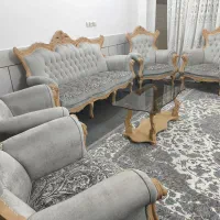 مبل سلطنتی ۹نفره(صفرصفراستفاده نشده|مبلمان خانگی و میز عسلی|فلاورجان, |دیوار