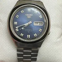 ساعت سیکو۵ سرمه ای ژاپن موتور 7019 نبضی انتیک|ساعت|تهران, وردآورد|دیوار