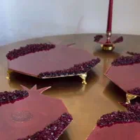 ظروف رزینی شب یلدا|صنایع دستی و سایر لوازم تزئینی|یاسوج, |دیوار