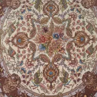 فرش رومیزی اندازه یک متر در یک متر