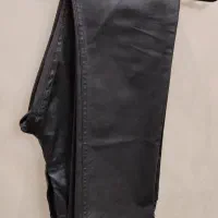 شلوار مشکی چرم
