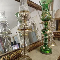 شمعدان طلاکوب|لوستر و چراغ آویز|تبریز, |دیوار