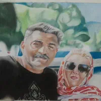 سفارش چهره بهترین هدیه تولد و سالگرد و هرچیز دیگر|تابلو، نقاشی، عکس|شاهدشهر, |دیوار