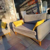 مبل راحتی در حد نو|مبلمان خانگی و میز عسلی|رباط‌کریم, رباط‌کریم|دیوار