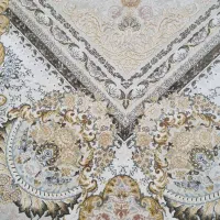 فرش ۱۲ متری دستباف گونه ۱۵۰۰ شانه  گل برجسته