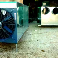 بخاری بزرگ هیتربزرگ گلخانه تک فن بزرگ کامل اقتصادی