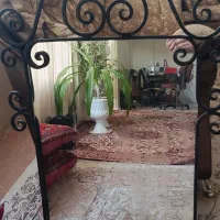 آینه فرفورژه مناسب سالن، کفش فروشی، جهیزیه|آینه|سبزوار, هویزه|دیوار