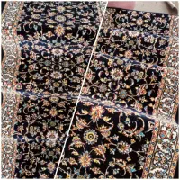 مرکز کناره فرش برشی(سرمه ای)در طرحهای متنوع۰۰۵۵|فرش|قم, نیروگاه|دیوار