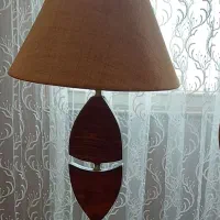 اباژور چوبی رومیزی|چراغ خواب و آباژور|محمدیه-قزوین, |دیوار