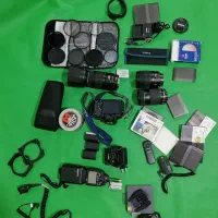 دوربین کنون 700 دی با سه تا لنز|دوربین عکاسی و فیلمبرداری|خرمآباد, |دیوار