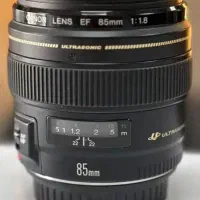 لنز 85mm کنون در حد نو