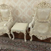 مبل استیل و ناهارخوری ۴ نفره|مبلمان خانگی و میز عسلی|جیرفت, |دیوار