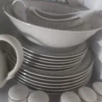 سرویس6نفره چینی مقصود نو|ظروف سرو و پذیرایی|مشهد, زمرد|دیوار