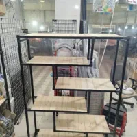 انواع مدل رگال فروشگاهی و خانگی|کتابخانه، شلف، قفسههای دیواری|کاکی, |دیوار