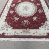 یک جفت فرش ۹ متری زرشکی صد درصد اکرولیک