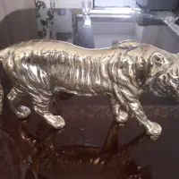 مجسمه‌برنزی‌ببر‌۴۳سانت‌در‌۲۰‌تقریبا‌۱۰کیلو