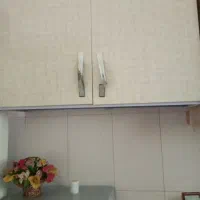 کابینت فلزی درب چوبی|آب‌چکان و نظم‌دهنده ظروف|تویسرکان, |دیوار