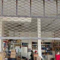 درب کرکره لوزی فلزی