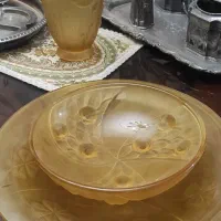 سه تکه کریستال قدیمی آنتیک