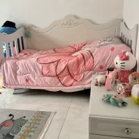 تخت و کمد نوزاد نوجوان بی بی استار|تخت و سرویس خواب|نور, |دیوار