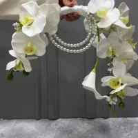 گل های روبانی و عروسی|صنایع دستی و سایر لوازم تزئینی|تبریز, |دیوار