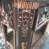 شومینه چوبی با قابلیت گاز سوز|بخاری، هیتر، شومینه|تهران, امیریه|دیوار