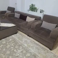 ست مبل هفت نفره همراه با یک میز تلوزیون رایگان|مبلمان خانگی و میز عسلی|گنبد کاووس, |دیوار