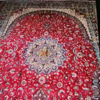 فرش 3در4 زمینه قرمز