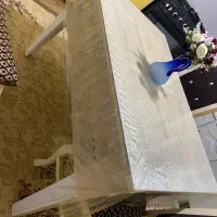 میز ناهارخوری شش نفره سفید