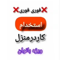 کاردر منزل مخصوص خانم ها